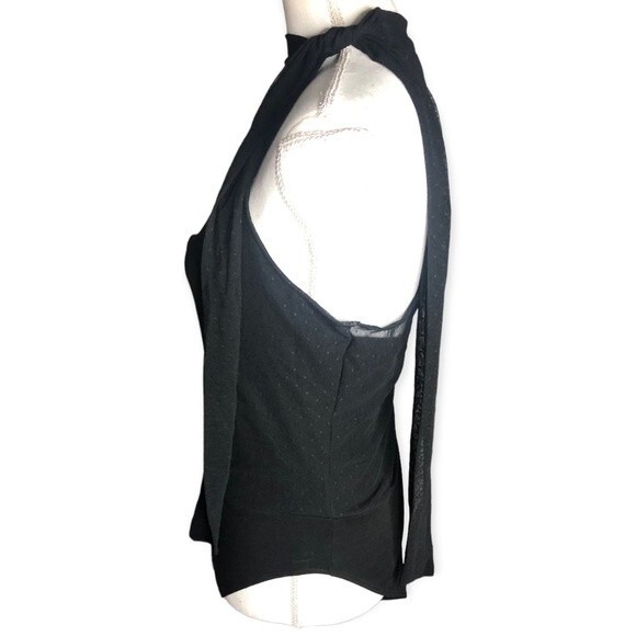 Forever 21 Plus Sweetheart High Neck Swish Dot Mesh Bodysuit - Picture 2 of 5